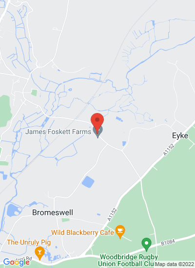 Map showing Woodbridge, United Kingdom