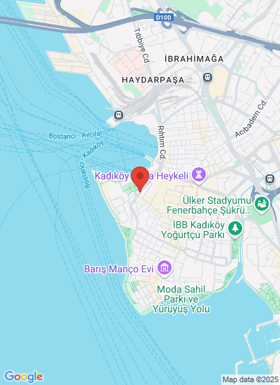 Map showing Kadikoy, Türkiye