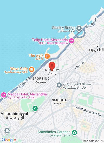 Map showing Sidi Gaber, Egypt