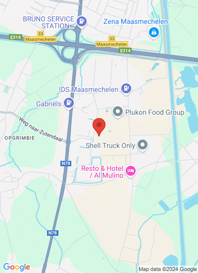 Map showing Maasmechelen, Belgium