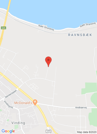 Map showing Vejle, Denmark