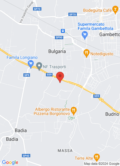 Map showing Italy