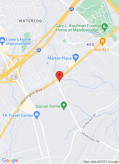 Map showing Jessup, United States