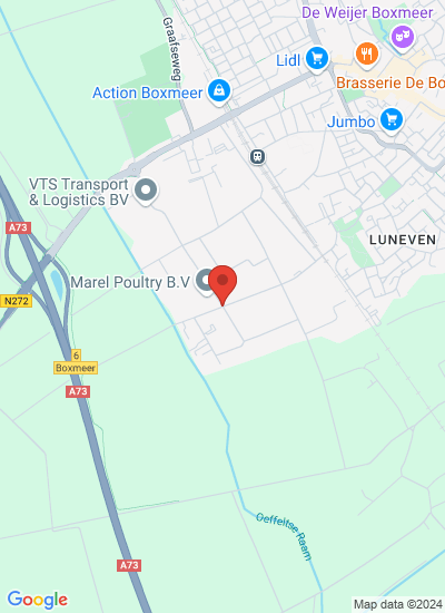 Map showing Boxmeer, Netherlands