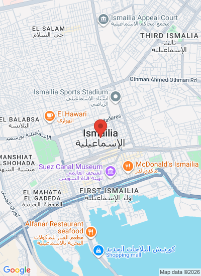 Map showing Egypt
