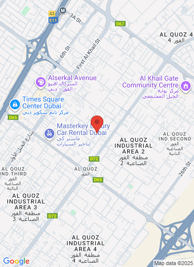 Map showing United Arab Emirates