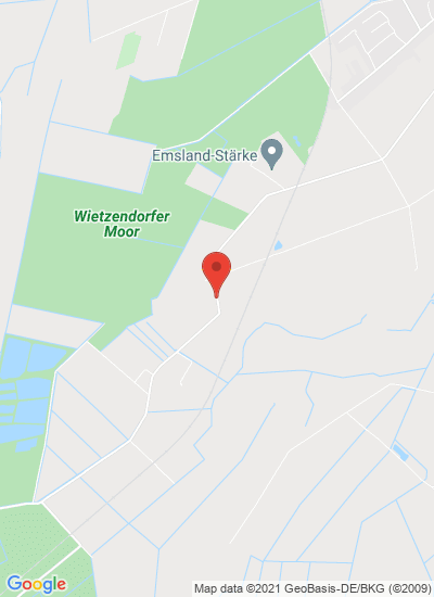 Map showing Wietzendorf, Germany
