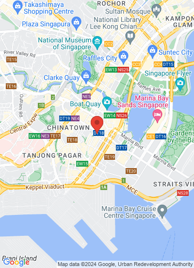 Map showing Singapore