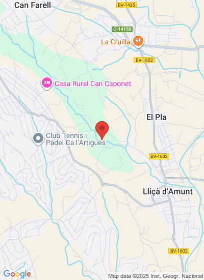Map showing d'amunt, Spain