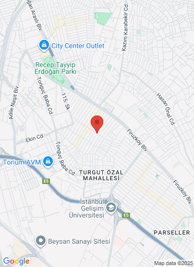 Map showing Boğazköy, Türkiye
