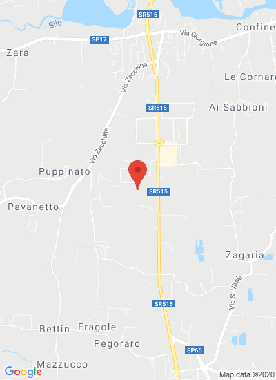 Map showing Quinto di Treviso, Italy