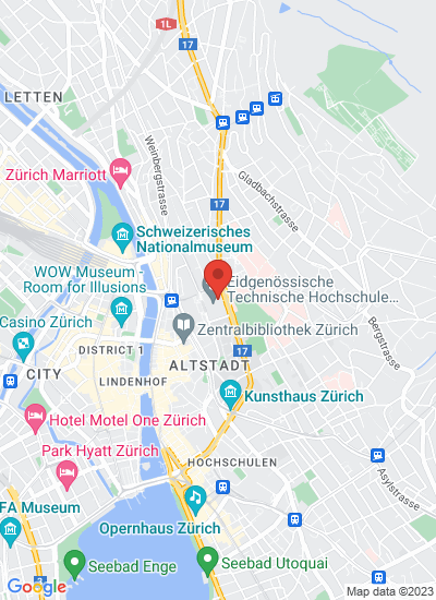Map showing Zurich, Switzerland