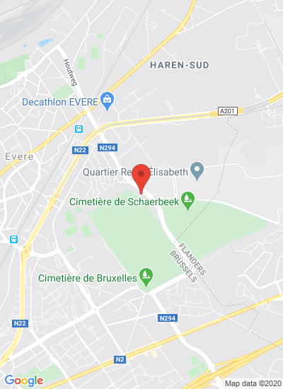 Map showing Brussels, Belgium