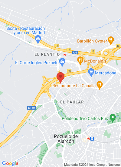 Map showing Pozuelo de Alarcón, Spain