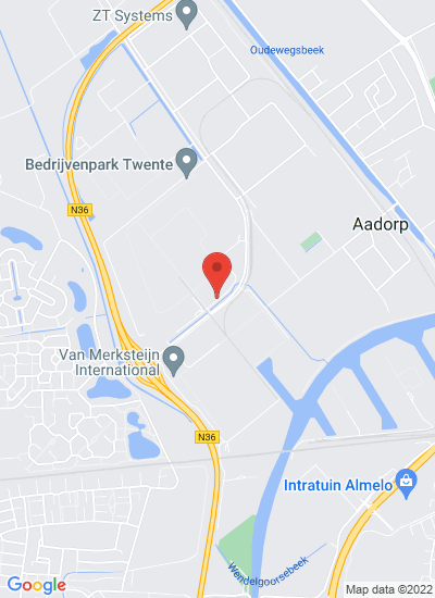 Map showing Almelo, Netherlands