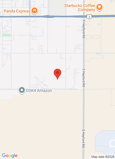 Map showing Airway Heights, United States