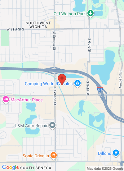 Map showing Wichita, United States