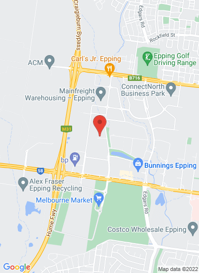 Map showing Epping, Australia