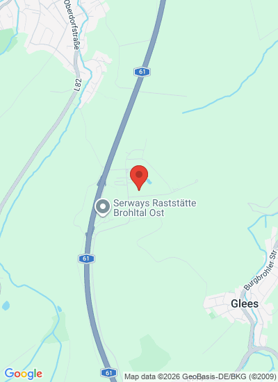 Map showing Niederzisse, Germany
