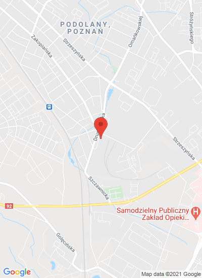 Map showing Poznan, Poland