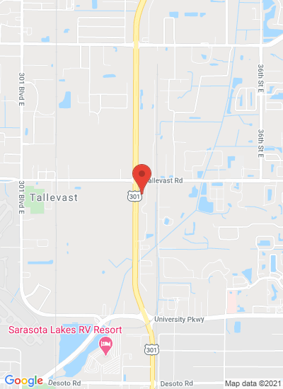 Map showing Sarasota, United States