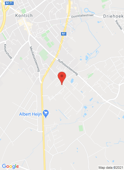 Map showing Kontich, Belgium
