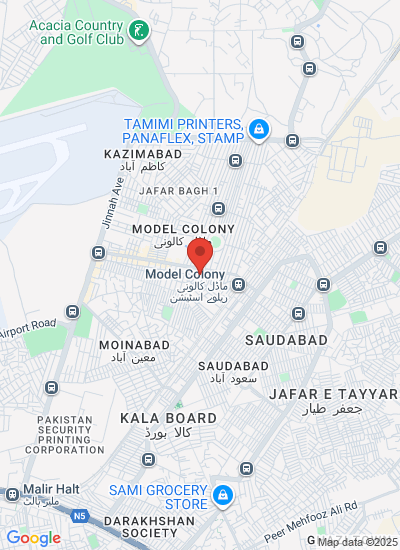 Map showing Karachi, Pakistan