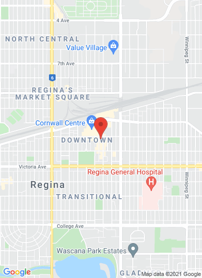 Map showing S4P 4L3, Canada
