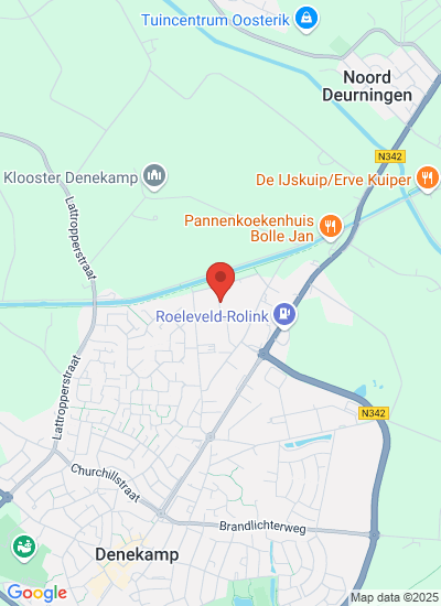 Map showing Denekamp, Netherlands