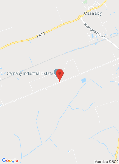 Map showing Bridlington, United Kingdom