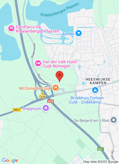 Map showing Cuijk, Netherlands