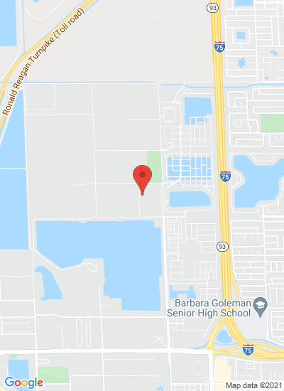 Map showing Hialeah, United States
