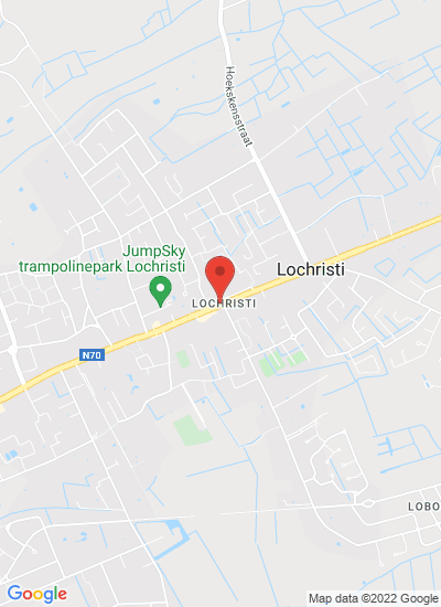 Map showing Lochristi, Belgium