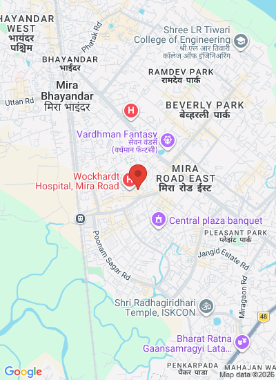 Map showing Mumbai, India