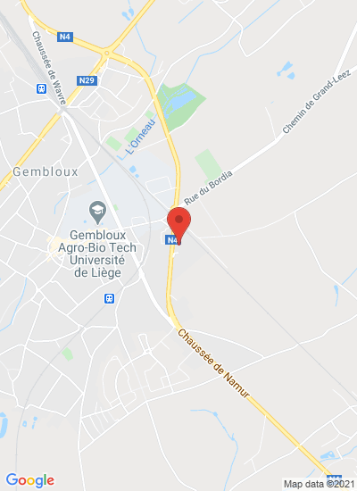 Map showing Gembloux, Belgium