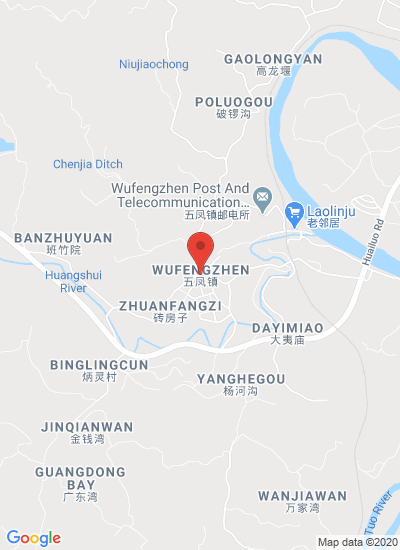 Map showing Wulancha, China