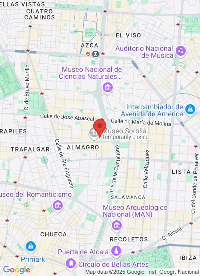 Map showing Madrid, Spain