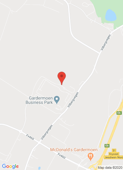 Map showing Jessheim, Norway