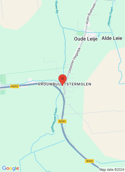 Map showing Stiens, Netherlands