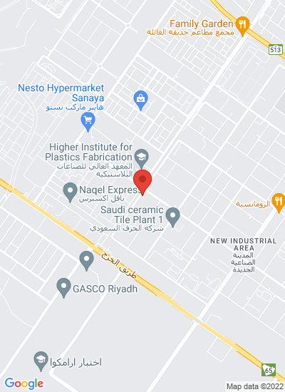 Map showing Riyadh, Saudi Arabia