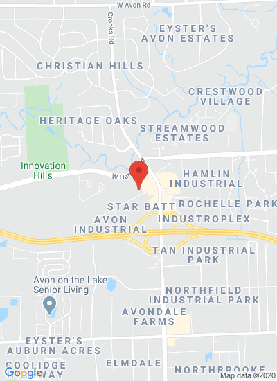 Map showing Rochester Hills, United States