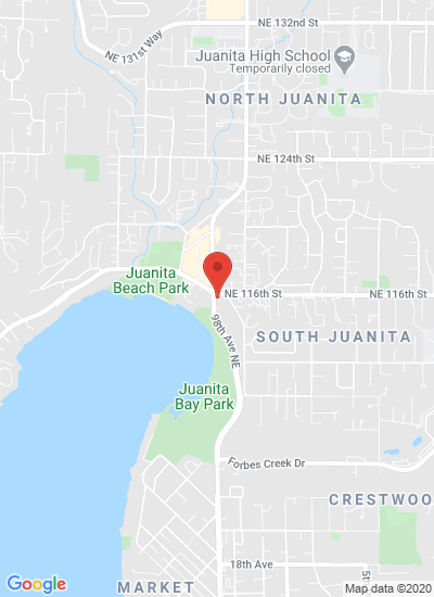 Map showing Kirkland, United States
