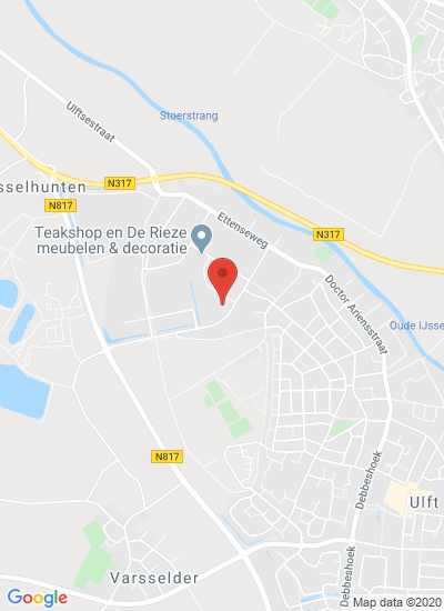 Map showing Ulft, Netherlands