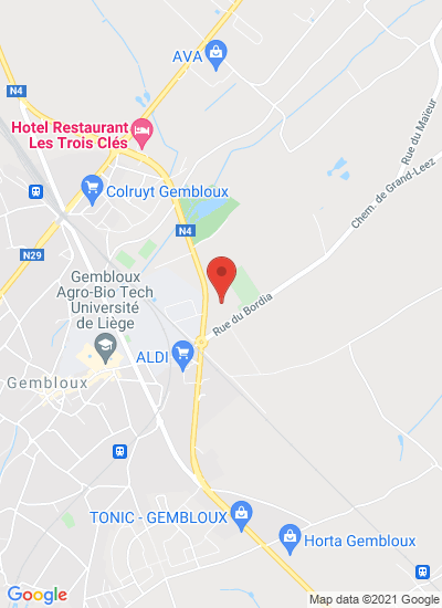 Map showing Gembloux, Belgium