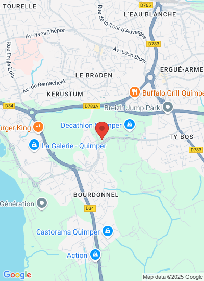 Map showing CS 33033, France