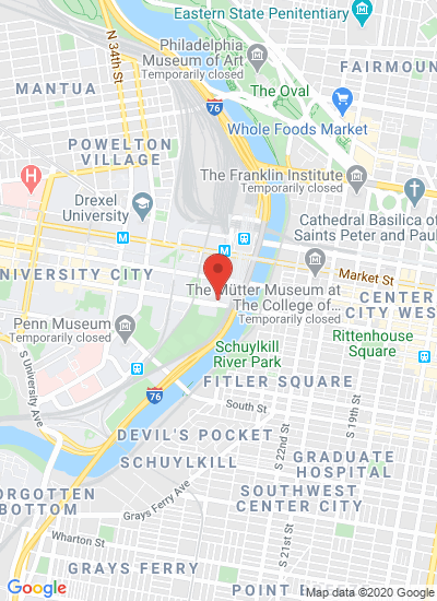 Map showing Philadelphia, United States