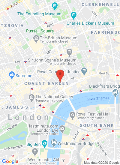 Map showing London, United Kingdom