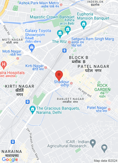 Map showing India