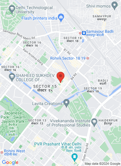 Map showing India