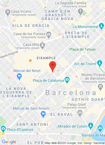 Map showing Spain